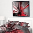 thumbnail image 2 of DESIGN ART Designart 'Fractal 3D Deep into Middle' Abstract Framed Canvas Art Print 40 in. wide x 30 in. high Gold, 2 of 5