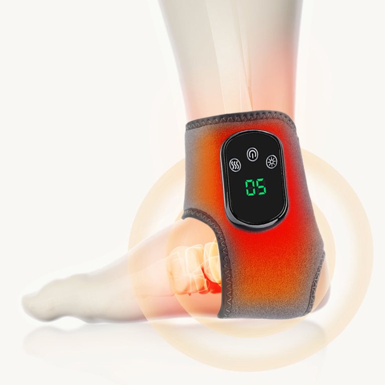 PULMCheerger Portable Foot Massager with Triple Method Ankle Wrap 3 Vibration Modes 5 Heat and Visible Screen for Foot - Walmart.com PULMCheerger Portable Foot Massager with Triple Method Ankle Wrap 3 Vibration Modes 5 Heat and Visible Screen for Foot - Walmart.com
