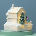 thumbnail image 1 of Adorno de pueblo navideño, casas de pueblo navideñas iluminadas con LED y figuras, decoración de pueblo navideño, decoración de habitación interior, 1 of 12