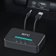 thumbnail image 4 of Support USB Playback NFC  Receiver, Plug And Play USB Receiver For Speakers, ABS Desktop Wireless Receiver, Suitable For All Types Of Speakers Black, 4 of 8
