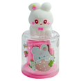 thumbnail image 2 of Huayishang Pencil Sharpener Pencil Sharpener Manual Cute Cartoon Rabbit Colored Hand Held Pencil Sharpeners With Lid Double Holes For Kids And School Plastic Cute Pencil Sharpener, 2 of 7