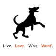 thumbnail image 2 of CafePress - Live Love Wag Woof Dog Lover Gifts Tote Bag - Unisex Canvas Tote Bag, Beige, 1-Piece, 2 of 7