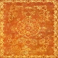 thumbnail image 1 of Ahgly Company Indoor Square Abstract Orange Red Abstract Area Rugs, 4' Square, 1 of 6