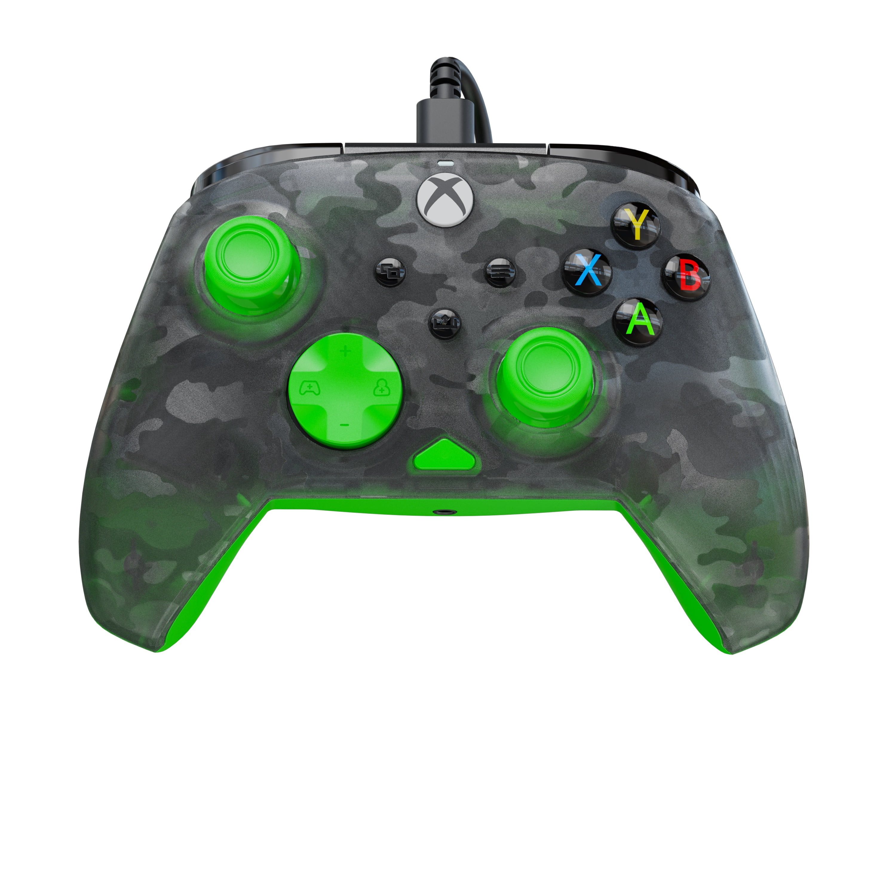 Turtle Beach® Rematch™ Core – Ghost Black Camo/Green Wired Gaming Controller for Xbox Series X|S & Xbox One | Windows 10 & 11
