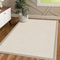 thumbnail image 6 of 1PC Chevron Patterned Area Rug Local Carpet, Lightweight Washable Easy-to-Clean Carpet Mat Festival Gift, Suitable for Living Room, Bedroom, Dining Room, Office, Foyer, Room Accessories, 6 of 8