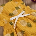 thumbnail image 4 of ITFABS Baby Girl's Backless Ruffle Sleeveless Jumpsuit with Bowknot Headband, 4 of 7