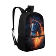 thumbnail image 6 of Uorisanigo Flaming Horse School Bag for Boys 6-12 Year Old with Padded Straps Kids Backpack Casual Daypack Travel or Sports Bags Universal Fit Preschool Elementary Kindergarten, 6 of 6