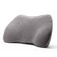 thumbnail image 1 of WENNEBIRD Model B Lumbar Memory Foam Support Pillow for Posture, Grey, 1 of 12