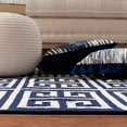 thumbnail image 4 of Safavieh Dhurries Navy Contemporary Rug - Runner 2'6" x 9', 4 of 5