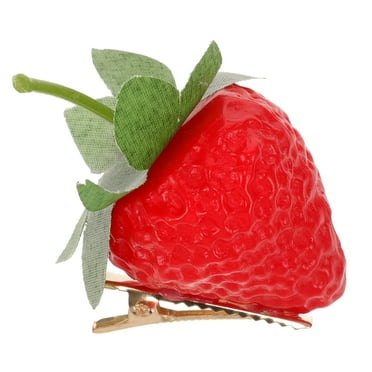 Strawberry Hair Clip Cute Fruit Shaped Hairclip Decorative Hairclip Hair Accessory