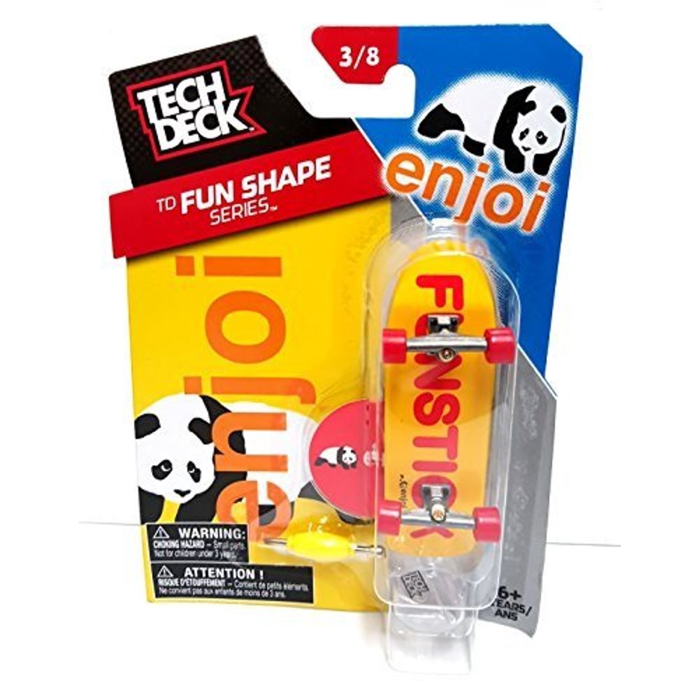 Tech Deck TD Fun Shape Series Enjoi Panda Funstick Fingerboard 3/8