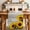 Yellow Grey, variant on Spring Sunflowers Table Runner - 108 Inch Long Yellow White Plaid Farmhouse Rustic Cotton and Linen Blended Dress Scarves Farmhouse Table Runner for Kitchen Dining, Coffee Table, 13" x 108"