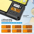 thumbnail image 5 of Digital Scale, AMIR Digital Gram Scale 200g/0.01g High-Precision Scale with 50g Calibration 6 Units LCD Display Tare Function Scale for Kitchen Food Jewelry Medicine Herb Black, 5 of 11