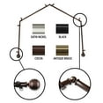 thumbnail image 3 of InStyleDesign  Piper 4-Sided Bay Window Curtain Rod Black Black Finish, 3 of 4