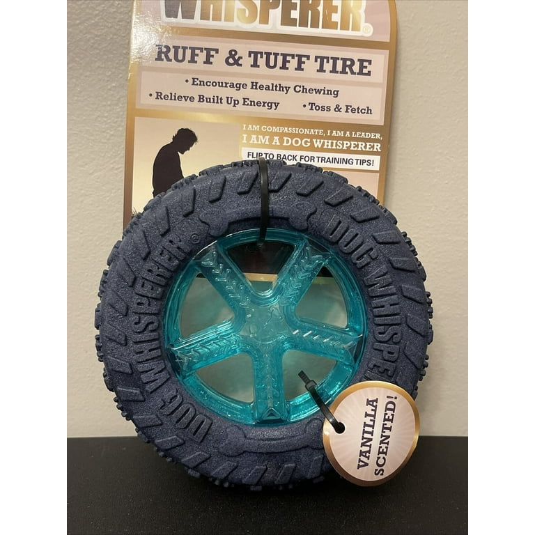 Tuff tire 2025 dog toy