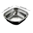 thumbnail image 3 of yilyih Sauce Plate,Stainless Steel Plates,Stainless Steel Snack Plate,Stainless Steel Plate,Sushi Making,Tray for Households,Restaurants,Food Shops, 3 of 9