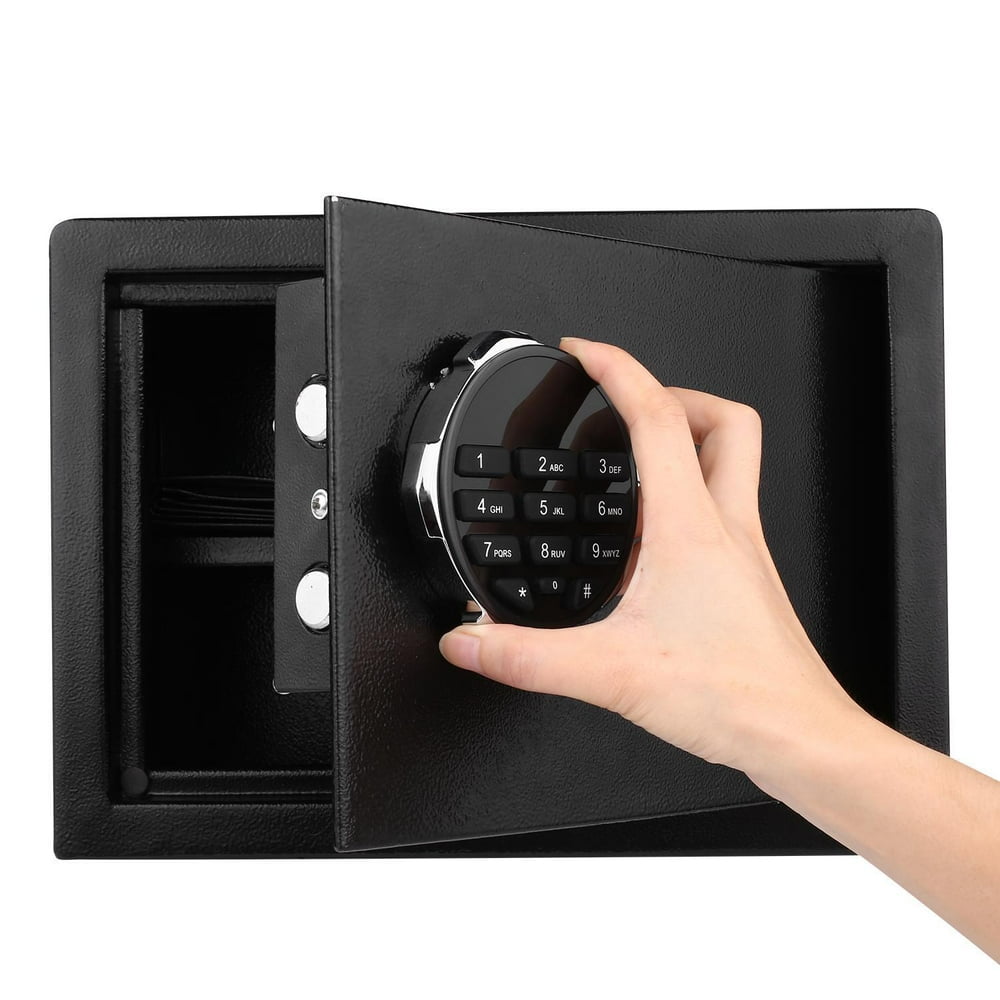 Security Safe Fire Box Safes LCD Digital Keypad 0.57 Cubic Feet Money Jewelry Storage
