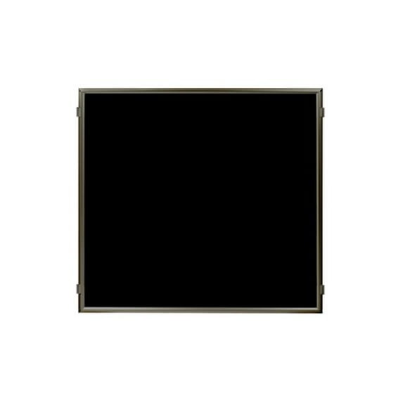 Lavi Industries 50-HFP1005-MB-BK Hinged Frame Sign Panel And Barrier, Matte Black