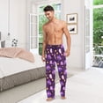 thumbnail image 6 of FORMRS Mens Pajama Pants with Pockets Cotton Sleepwear Lounge Bottoms Sizes S-2XL, Cartoon Ghost Pattern, 6 of 7