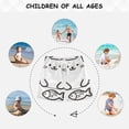 thumbnail image 6 of FORMRS Boys Swim Trunks Quick Dry Mesh Liner Boardshorts Sizes XS-XL, White Chubby Cat, 6 of 7