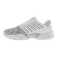 thumbnail image 3 of K-Swiss Juniors` Bigshot Light 3 Tennis Shoes White and Silver (  4.5   ), 3 of 5