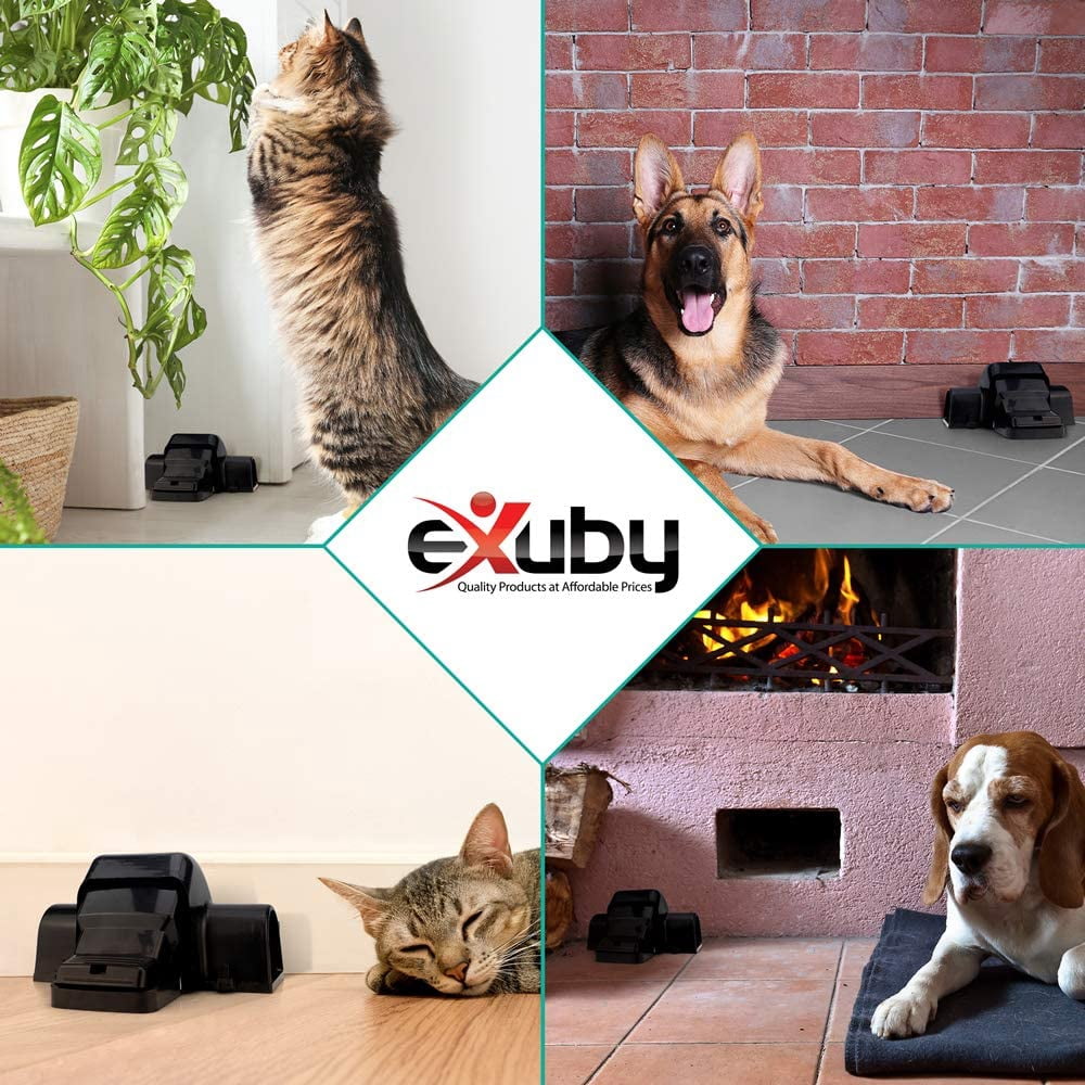 Exuby Pet-Safe Mouse Trap with Tunnel Design Dual Entry for Better Capture Rate No Harmful Poison, 4 Pack