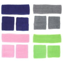 4 Sets Boys Headband for Sports Kids Sweatbands Elastic Toddler