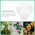 thumbnail image 3 of Miangastore Root-Control Flower Planter Plastic Square 1Set 7.07x7.07x6.09in, 3 of 9