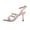 Beige, variant on Multi Strap Open Toe Stiletto Heel Sandals For Women Adjustable Ankle Buckle Party Footwear