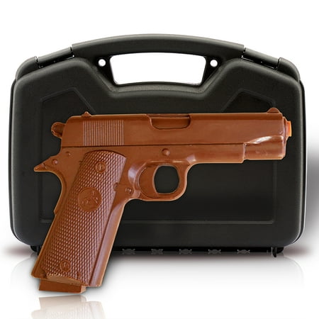 Chocolate Gun - Full Size Edible Chocolate Handgun with (Best Chocolates In Usa)