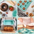 thumbnail image 6 of 39 Piece Silicone Bakeware Set, Nonstick Baking Pans for Cakes, Donuts, Muffins and More, 6 of 8