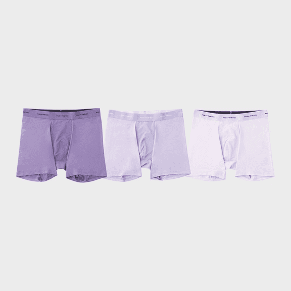 Pair of Thieves Men's Quick Dry Boxer Briefs 3pk - (Lavender, XLarge)