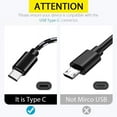 thumbnail image 2 of Afflux 2 Pack USB-A to USB-C Fast Charger Type C Charging Cord Compatible with iPhone 16 / iPhone 15 Pro Max Plus and Samsung Galaxy S24 S23 S22 Ultra, iPad Pro, Universal for all USB-C (Black, 6ft), 2 of 5