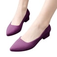 thumbnail image 3 of Sngxgn Flats Dress Shoes Comfortable Slip on Walking Flats(Purple,39), 3 of 8