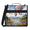 Green, variant on Jiaoprinted Hot Air Balloons Zipper 3 D-Ring Binder Bag with Shoulder Strap, Colorful Balloons Waterproof Expanding Binder, Multi-Pocket Portfolio Organizer Case