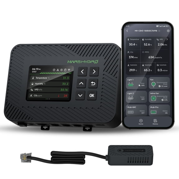 New Mars Hydro iControl 2.0 Smart Environmental Grow Room Controller w/WiFi App