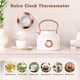 thumbnail image 4 of Hervidor eléctrico NESSGRAIM Retro 1.7L de acero inoxidable blanco, 4 of 8