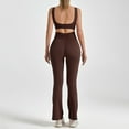 thumbnail image 4 of SRZYMJ Women's Sleeveless Jumpsuit for Yoga Fitness and Casual Wear with Flare Leg Design in Versatile Plus Size Romper, 4 of 5