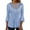 Blue, variant on Vetement Femme ete 2025 Womens White Blouse V Neck Flowy Shirts Dressy Casual Cute Tops Women Short Sleeve Tops Women Summer Womens T Shirts Multiple Pack Loose Casual Tee Neck Tee Shirt Shirt XXL