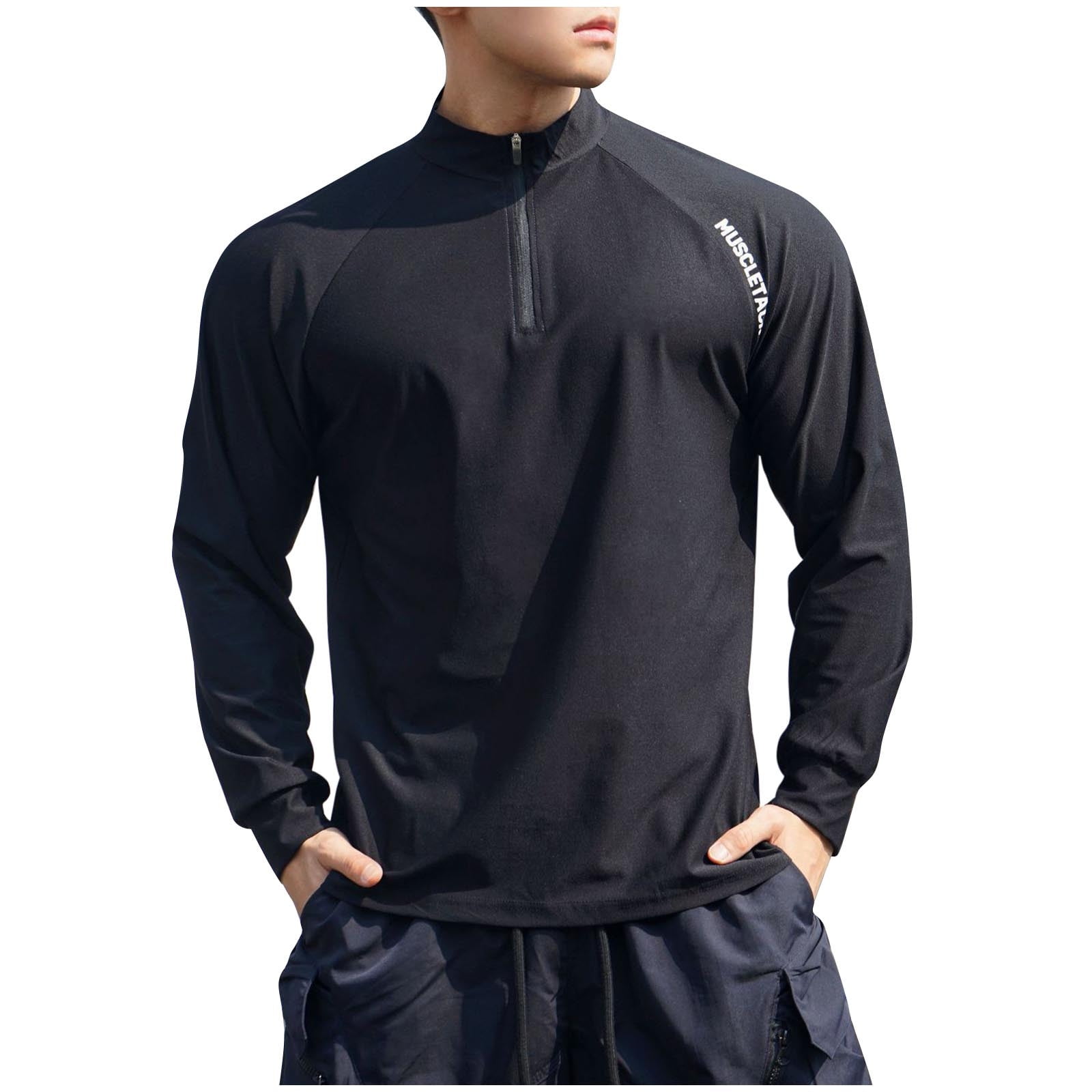 Reebok Men's and Big Men's Trail Quarter-Zip Active Pullover Shirt
