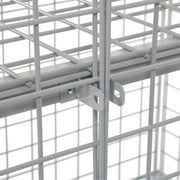 Global Industrial Wire Mesh Security Cage, 72 x 36 x 72