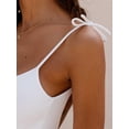 thumbnail image 4 of Suagox Women's Summer Swimwear Sleeveless Backless Solid Color Bathing Suit Monokini for Beach/Party, 4 of 10
