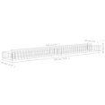 thumbnail image 4 of vidaXL Gabion Lit Surélevé Acier Galvanisé 180x30x10 cm, 4 of 4