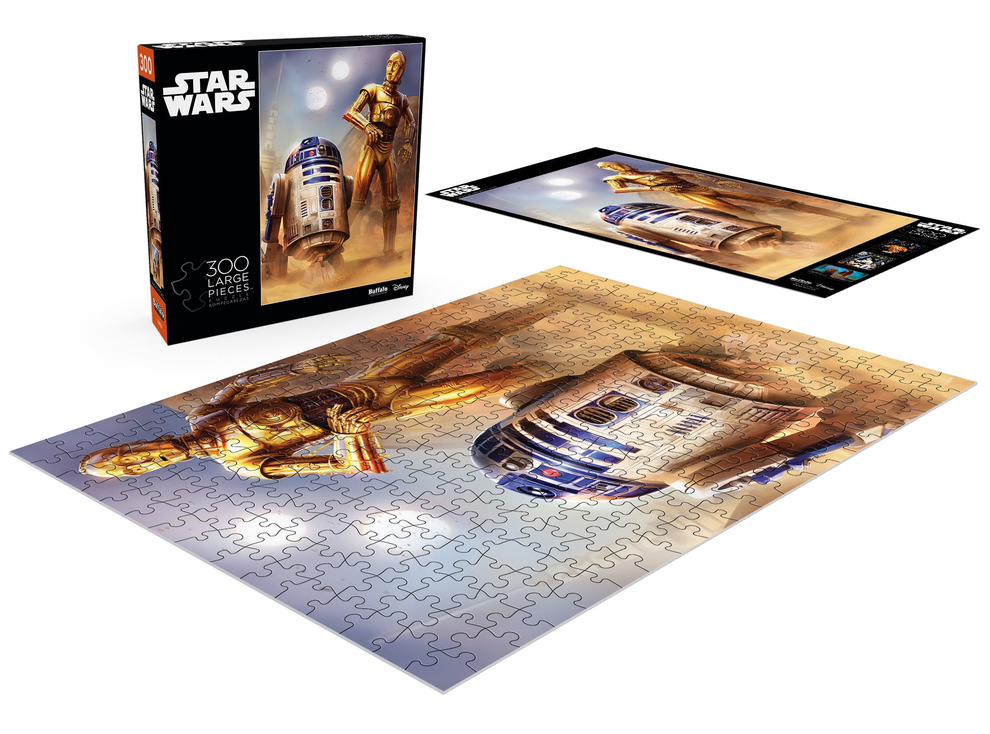 Buffalo Games 300-Piece Star Wars Droids at Tatooine Interlocking Jigsaw Puzzle