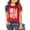 1-Red253, variant on Byoo American Flag Print Raglan T-Shirt for Toddler Girl Color Block Short Sleeve Patriotic Tee 4th of July Top, 3-4 Years