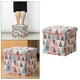 thumbnail image 5 of otomano de almacenamiento de 15 pulgadas, cajas de almacenamiento plegables, taburete, asiento acolchado para dormitorio, soporte de 100kg A BLESIY Otomana de almacenamiento plegable, 5 of 8