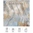 thumbnail image 7 of Retro Ocean Coral Bed Skirt California King Size 16" Drop Marine Life Starfish Watercolor Ruffled Wrap Around Bed Skirts Adjustable Elastic Bedskirt Dust Ruffle for California King Size Bed, 7 of 7