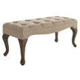 thumbnail image 1 of Linon Banc Rembourré en Bois Loire Cabriolet Beige, 1 of 3