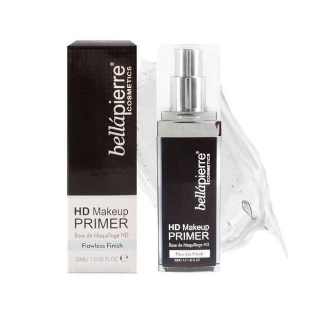 Bellapierre HD Makeup Primer para una tez suave y clara | Libre de crueldad animal y no tóxico | Corrector facial sin talco - 1.01 oz. Onz.