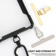 thumbnail image 3 of Stainless Steel Phone Patch Clip Tether Tab Universal Anti-lost Replacement Ultra-thin Metal Phone Lanyard Card Phone Accessory 3pcs Mixed, 3 of 6